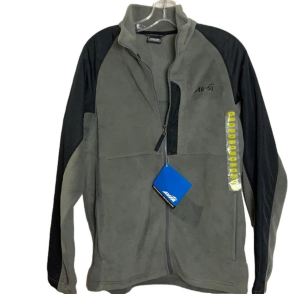 Avia fleece grey and black jacket